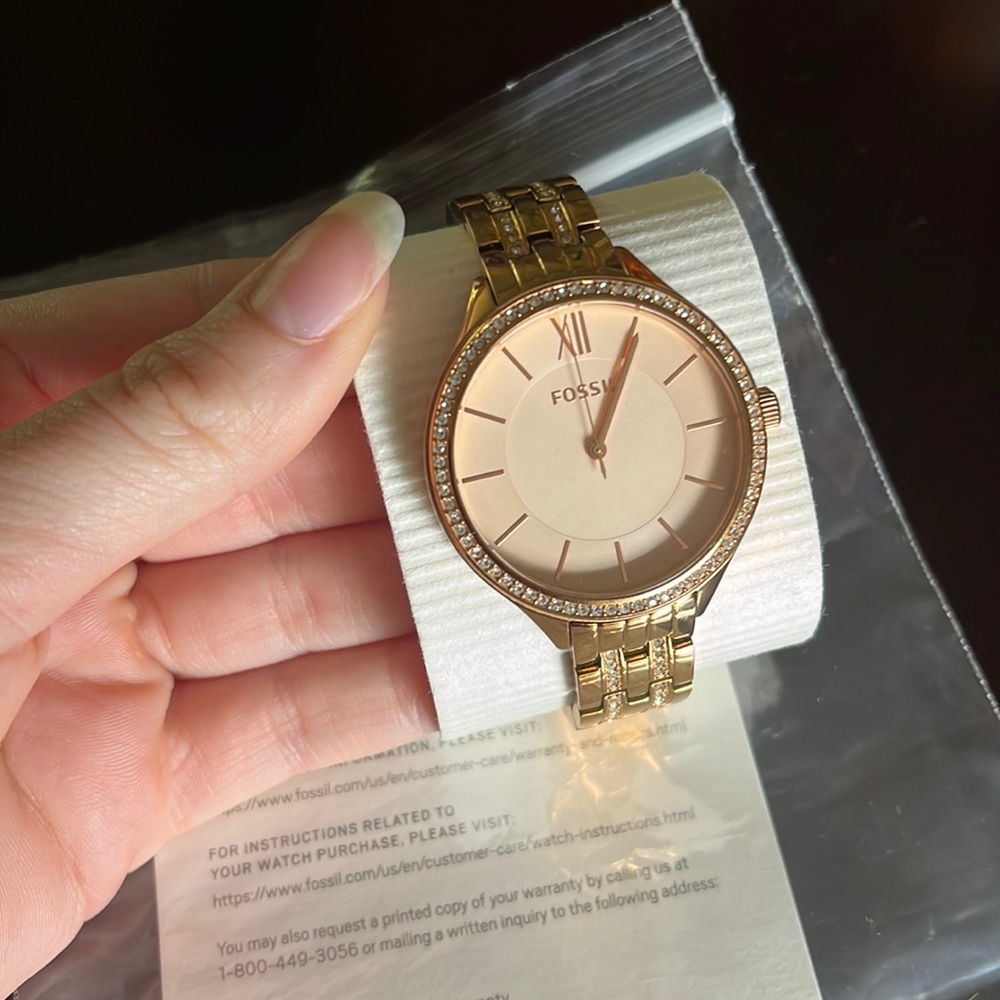 Fossil Rose Gold Watch